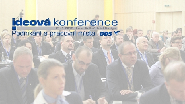 Hradec Králové dnes hostí 3. ideovou konferenci ODS. Tématy jsou podnikaní a pracovní místa