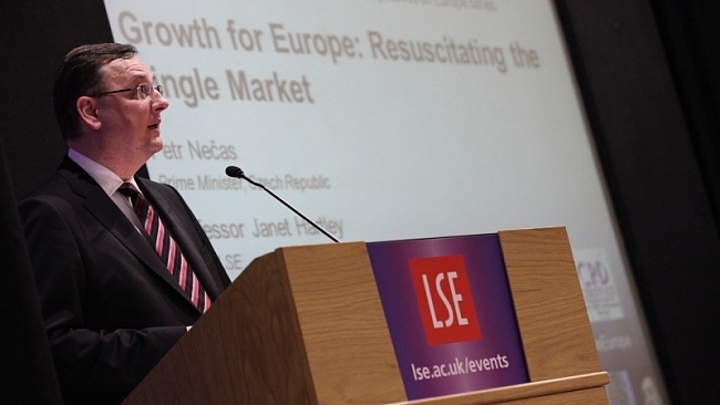 Projev premiéra na London School of Economics and Political Science