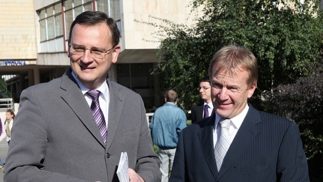 Oblastní sněm ODS ve Vsetíně navštívil předseda ODS a premiér Vlády ČR Petr Nečas