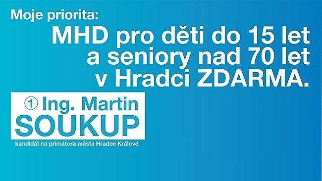 MHD pro děti do 15 let a seniory nad 70 let v Hradci zdarma!
