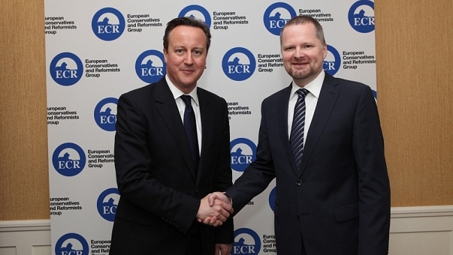 Petr Fiala a Jan Zahradil se setkali s britským premiérem Davidem Cameronem 