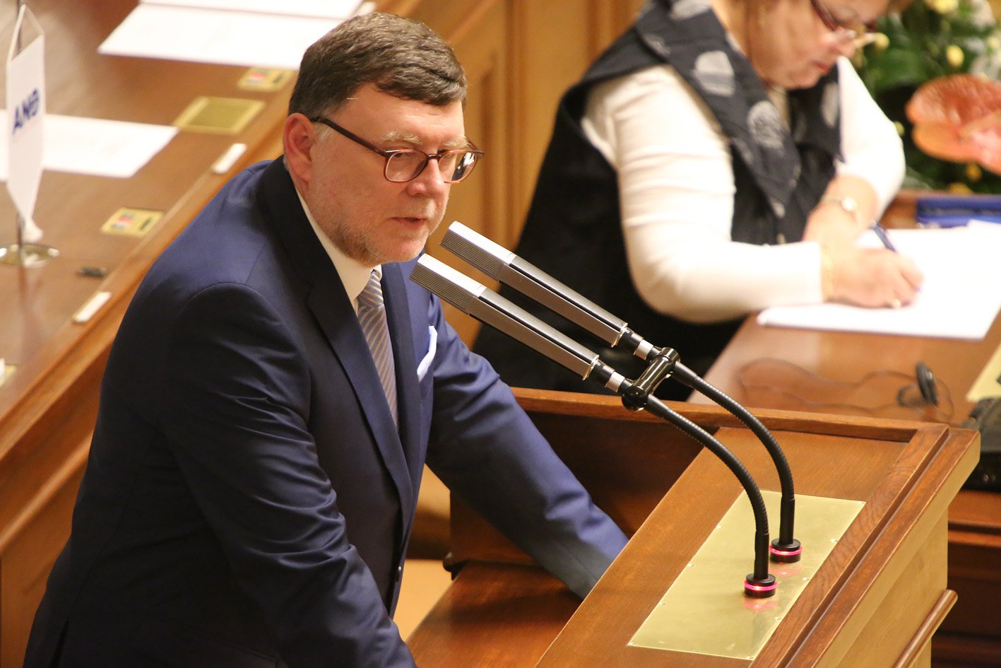 Projev na schůzi Poslanecké sněmovny k vyslovení důvěry vládě