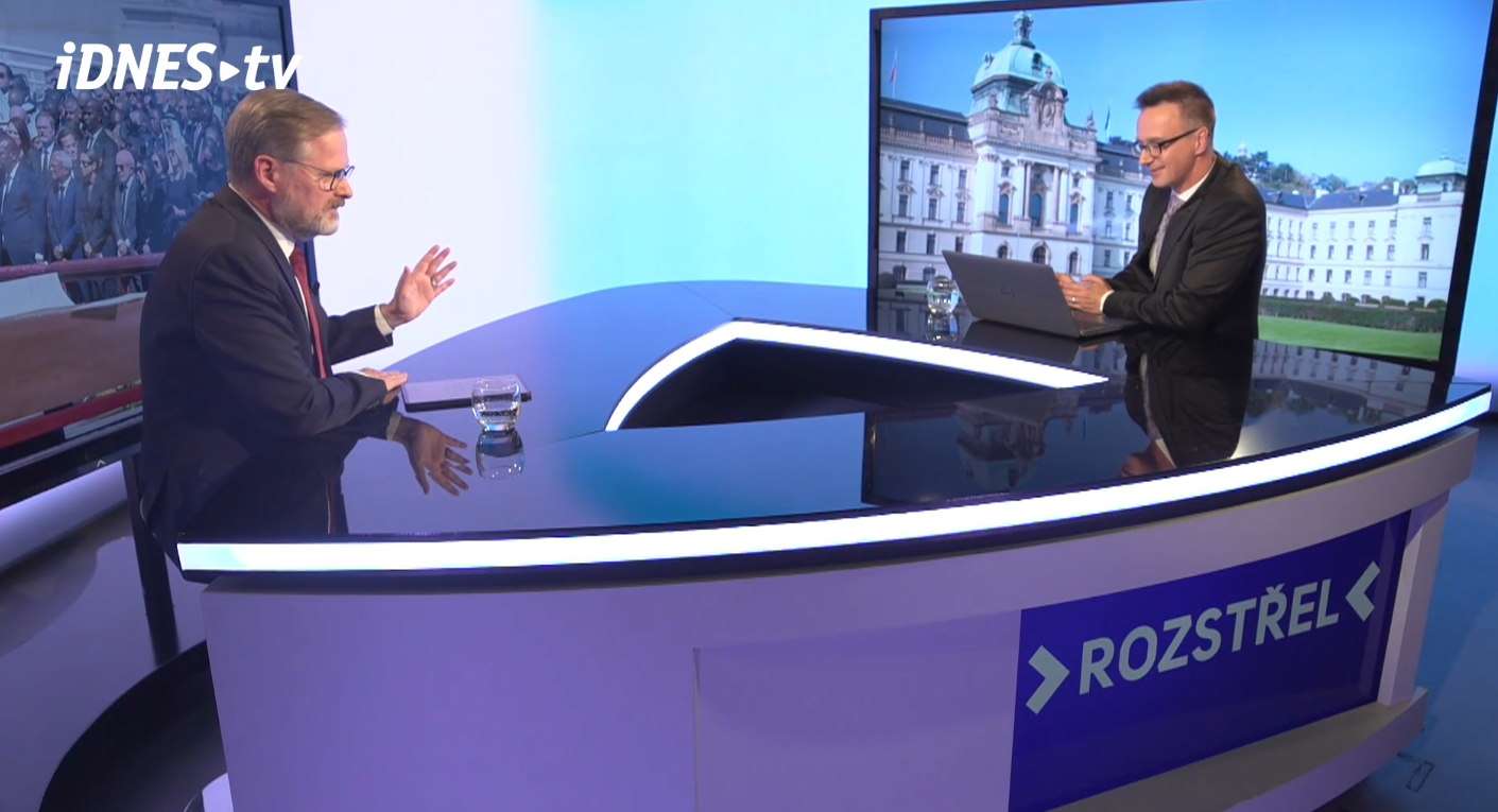 Petr Fiala v Rozstřelu na iDNES.cz: Dejte nám ještě čtyři roky. Babiše do voleb doženeme