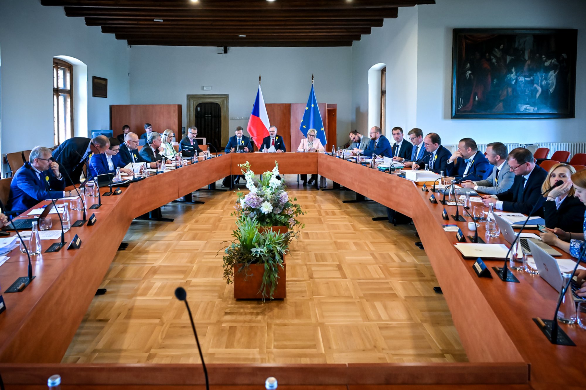 Vláda se na výjezdním zasedání v Kutné Hoře zabývala infrastrukturními projekty v Praze a Středočeském kraji