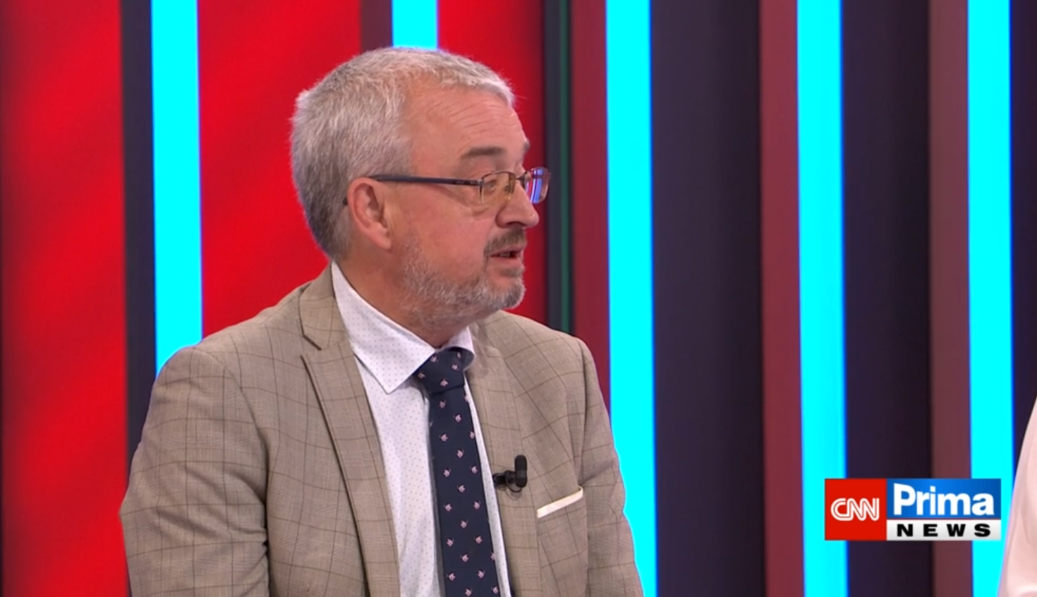 Marek Benda hostem nedělní Partie CNN Prima News