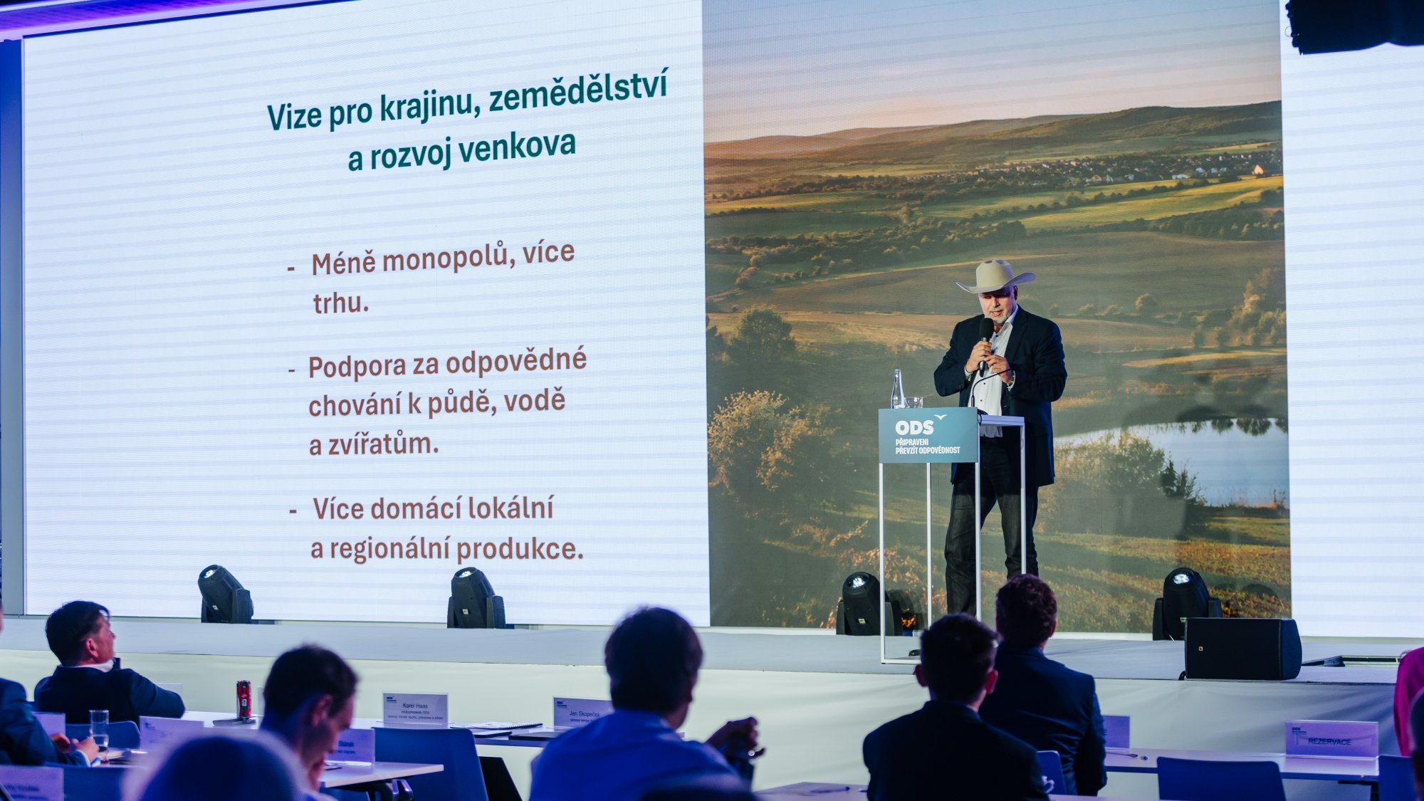 Projev stínového ministra zemědělství Petra Bendla na ideové konferenci ODS v programovém bloku Životní prostředí, zemědělství a rozvoj