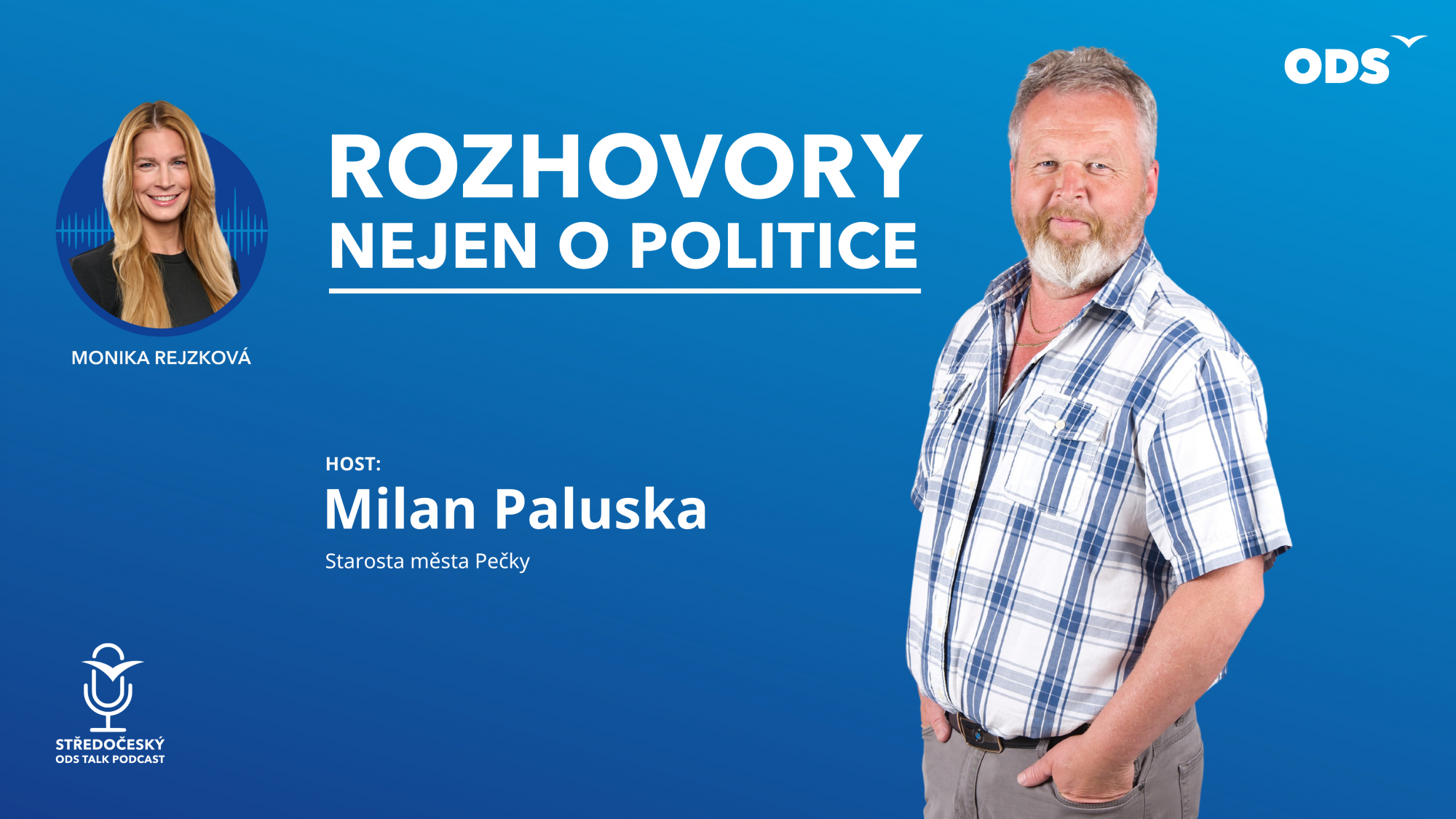 Středočeský ODS TALK Podcast - Milan Paluska, starosta města Pečky