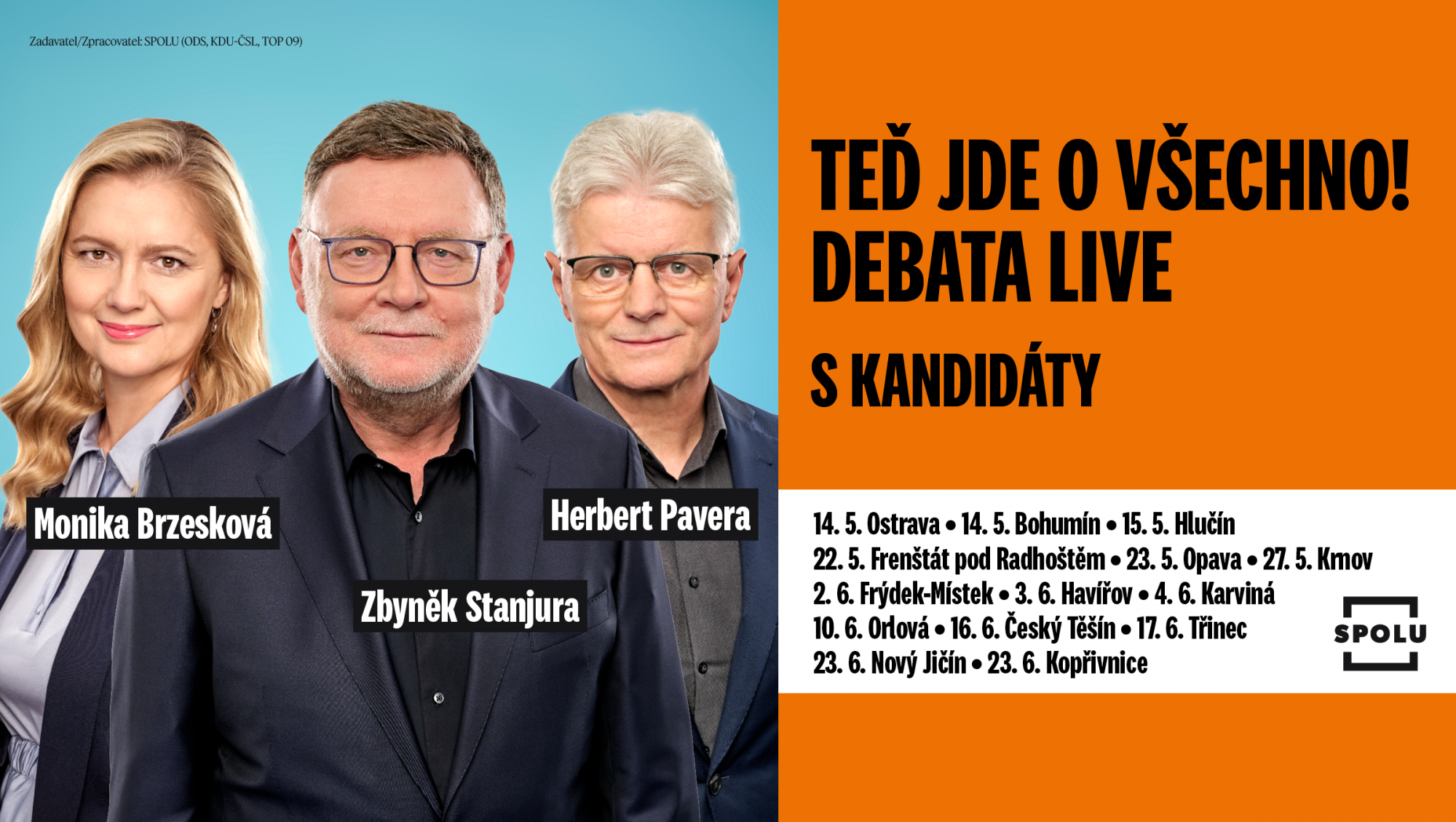 Debata live - Roadshow kandidátů