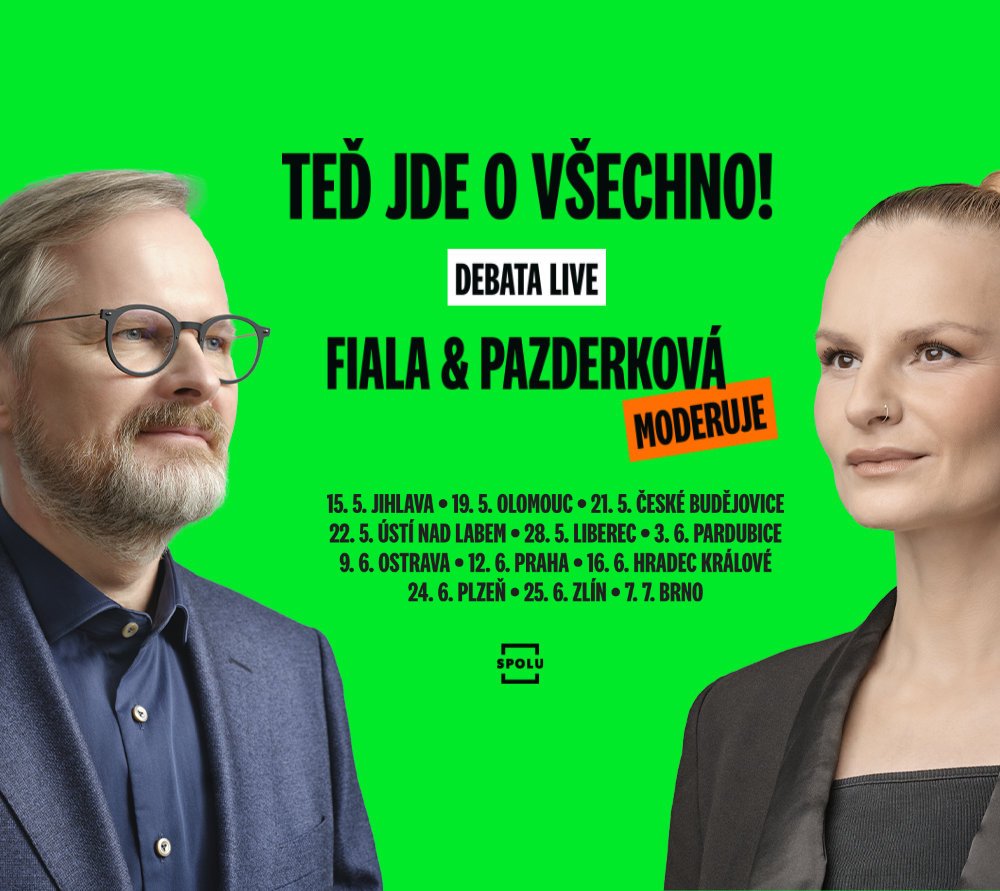 Teď jde o všechno! Debata live - Fiala & Pazderová
