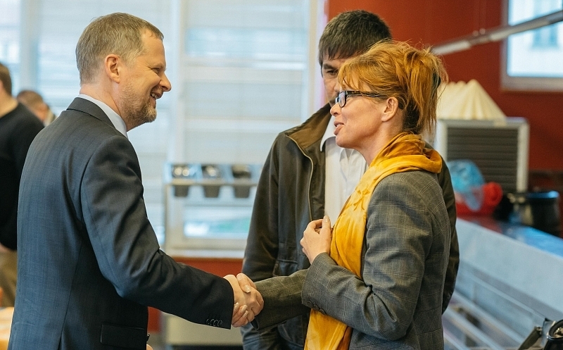 Petr Fiala zahájil v Berouně sérii setkání s občany na téma bezpečnosti a vzdělávání