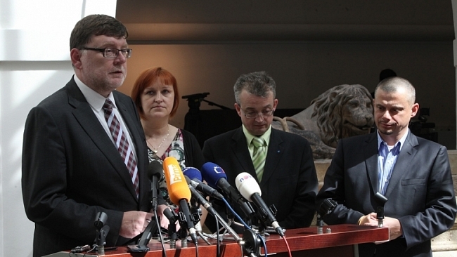Tiskový brífink předsedy poslaneckého klubu ODS 