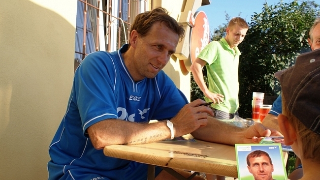 Karel Poborský 1.9. 2012 v Katovicích