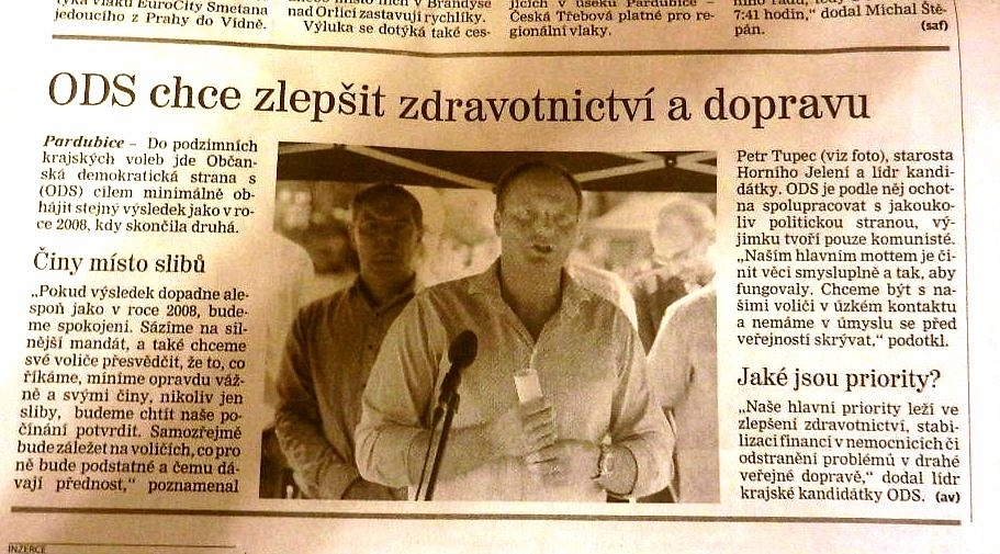 Regionální ODS odstartovala kampaň