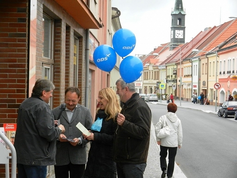 Setkání kandidátů ODS s voliči v Chrudimi
