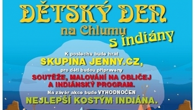 DĚTSKÝ DEN NA CHLUMU S INDIÁNY