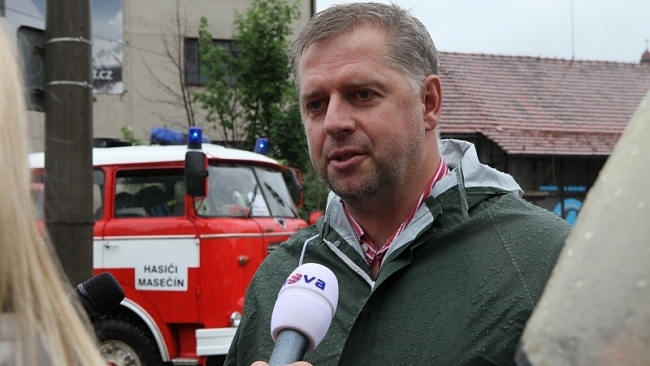 Ministr zemědělství Petr Bendl osobně objíždí místa ohrožená povodní
 