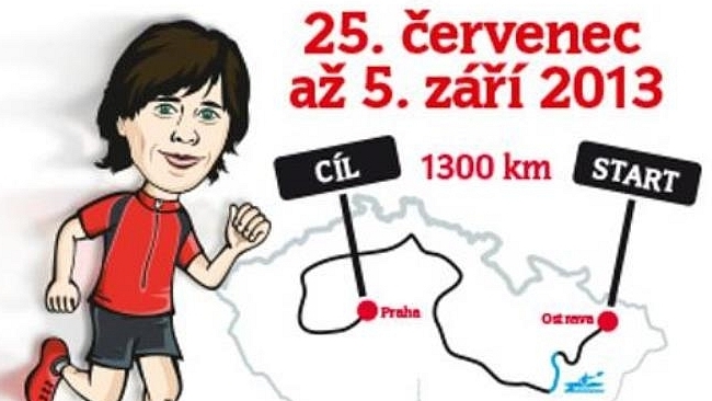Europoslanec Kožušník se při běhu napříč republikou zastaví v Rožnově