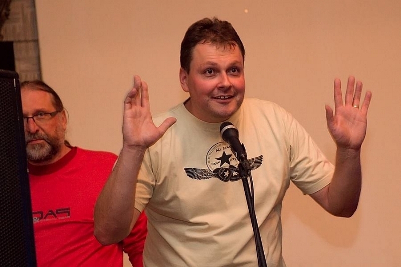 S Uraggan Andrew jsem ladil v pátek ve Stromovce v Lounech
