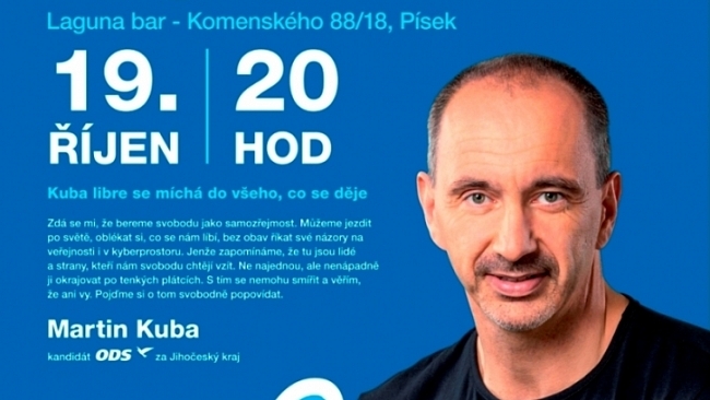 Pozvánka na akci "Kuba Libre" v Písku