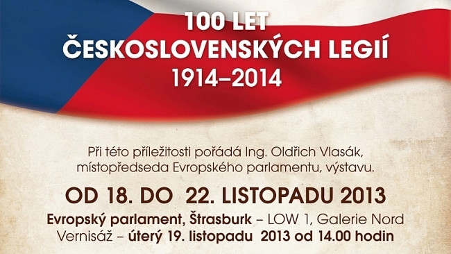 V Evropském parlamentu se připravuje výstava k 100. výročí vzniku Československých legií