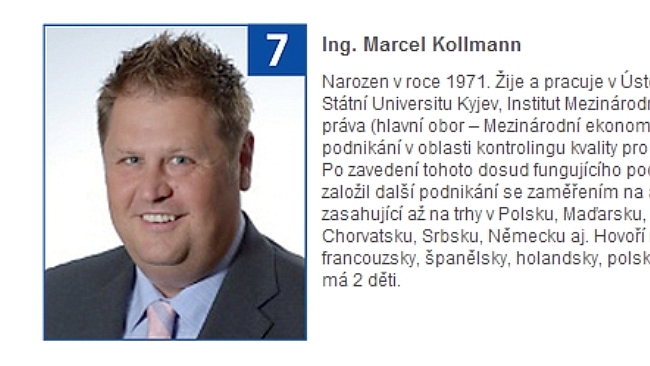 Podporujeme Marcela Kollmanna, kandidáta našeho regionu do euro-voleb