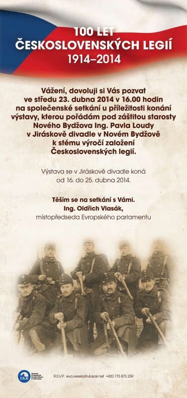Výstava k 100. výročí Československých legií v Novém Bydžově