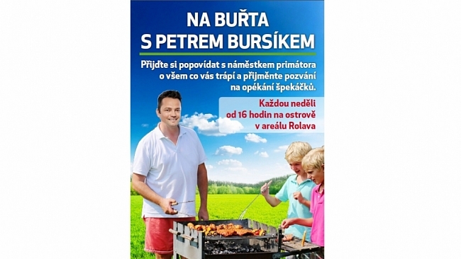 Náměstek P. Bursík zve na opékání buřtů