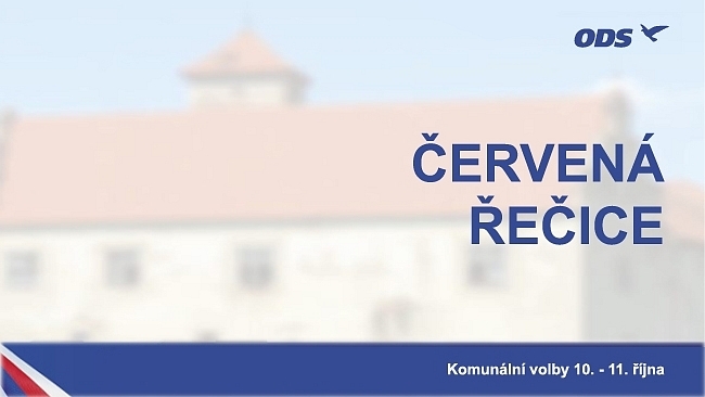 Volební program ODS pro město Červená Řečice