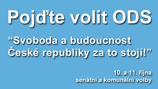 Přijďte volit ODS