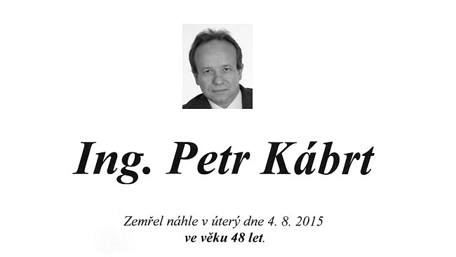 Odešel Petr Kábrt