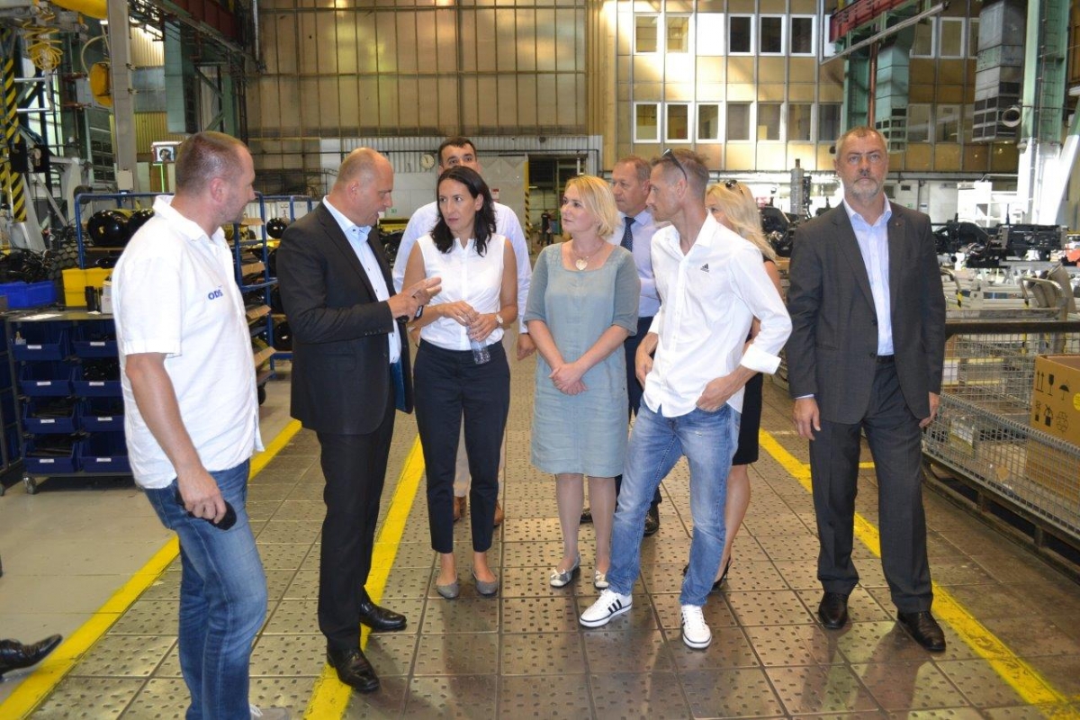 Návštěva místopředsedkyně ODS Alexandry Udženija a poslankyně PS PĆR Jany Černochové v MSK