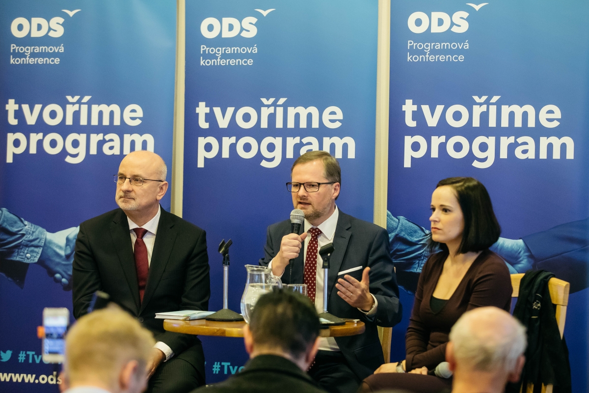 ODS: V Jihlavě pokračovala série setkání předsedy ODS s veřejností nad tvorbou volebního programu