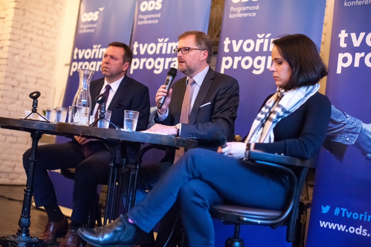 Předseda ODS Petr Fiala zavítal do Zlína, kde s občany tvořil volební program strany