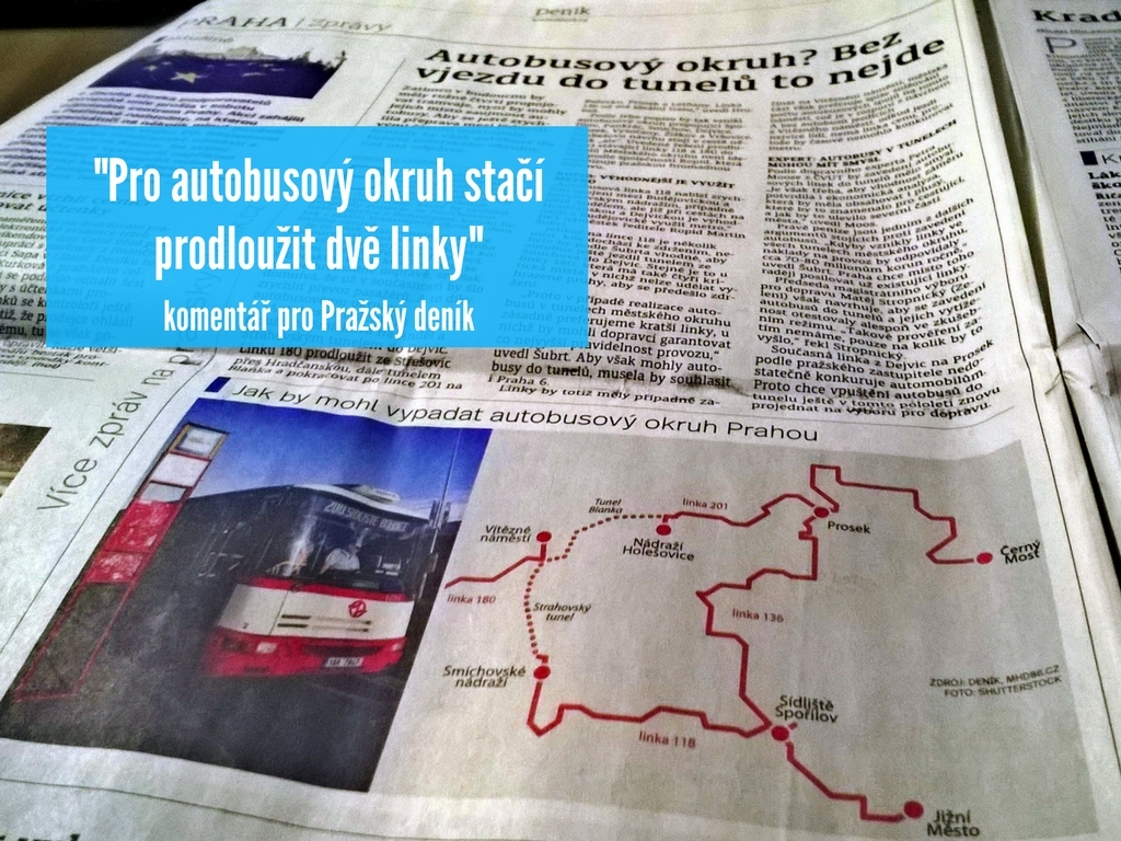 Pro autobusových okruh stačí prodloužit dvě linky