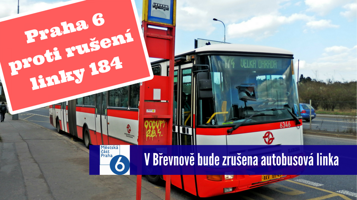 Praha 6 nesouhlasí se zrušením autobusové linky v Břevnově