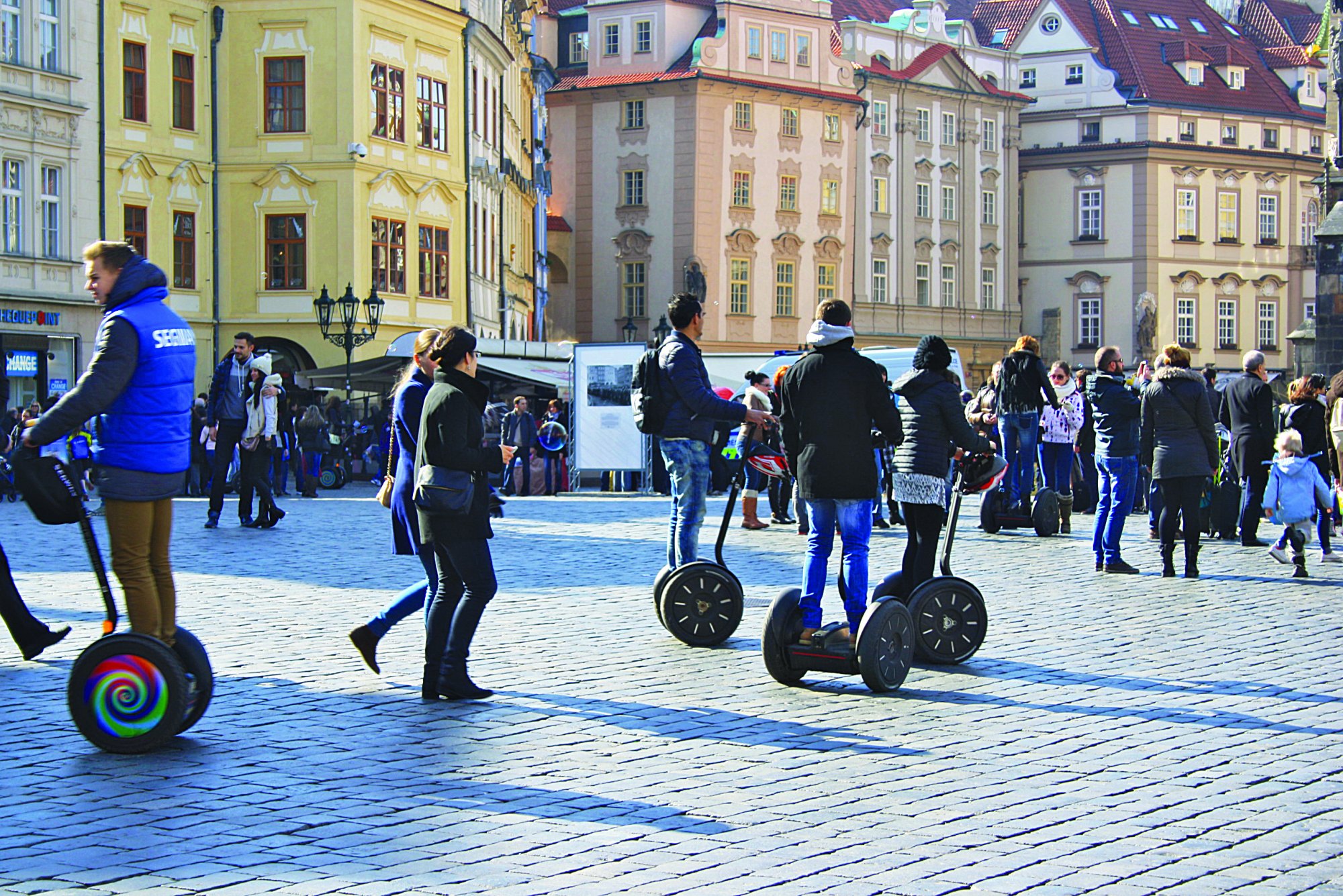 V roce 2017 segwaye již na chodnících Prahy 1 nepotkáte