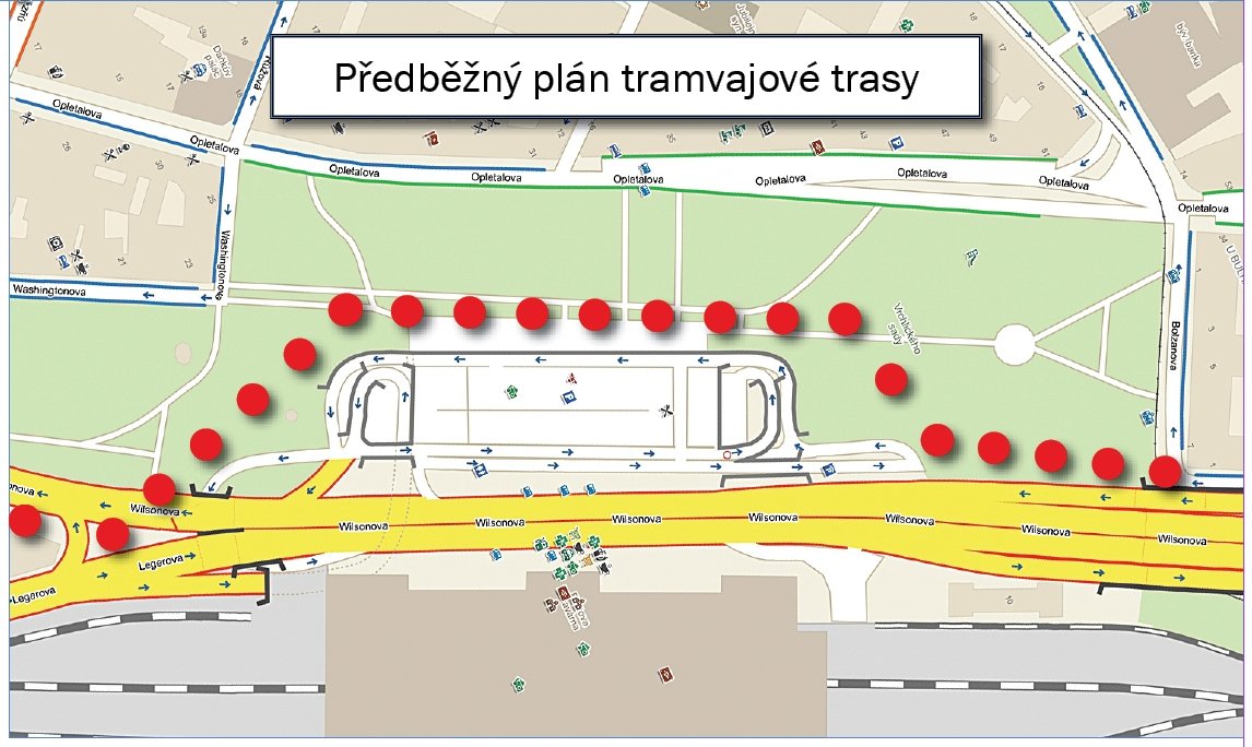 Blíží se tramvajové propojení Vinohrad a Nového města?