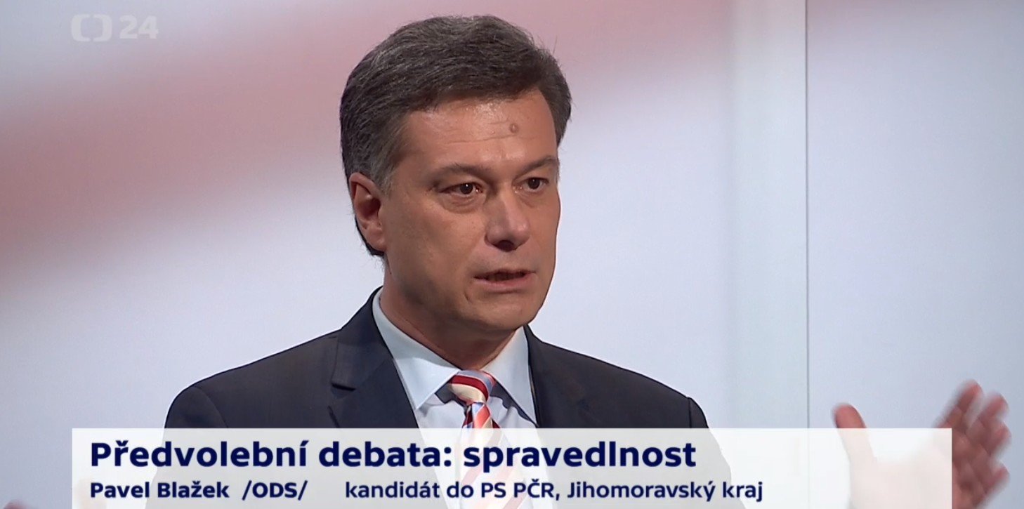 Předvolební debata ČT na téma spravedlnost a stav justice