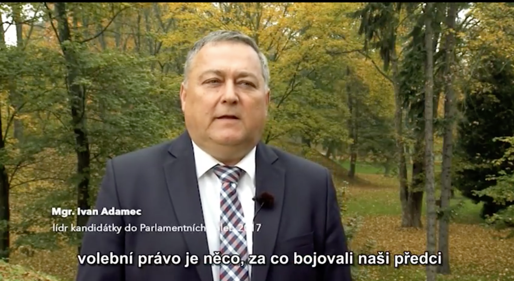 Výzva lídra kandidátky ODS - Pojďte k volbám!
