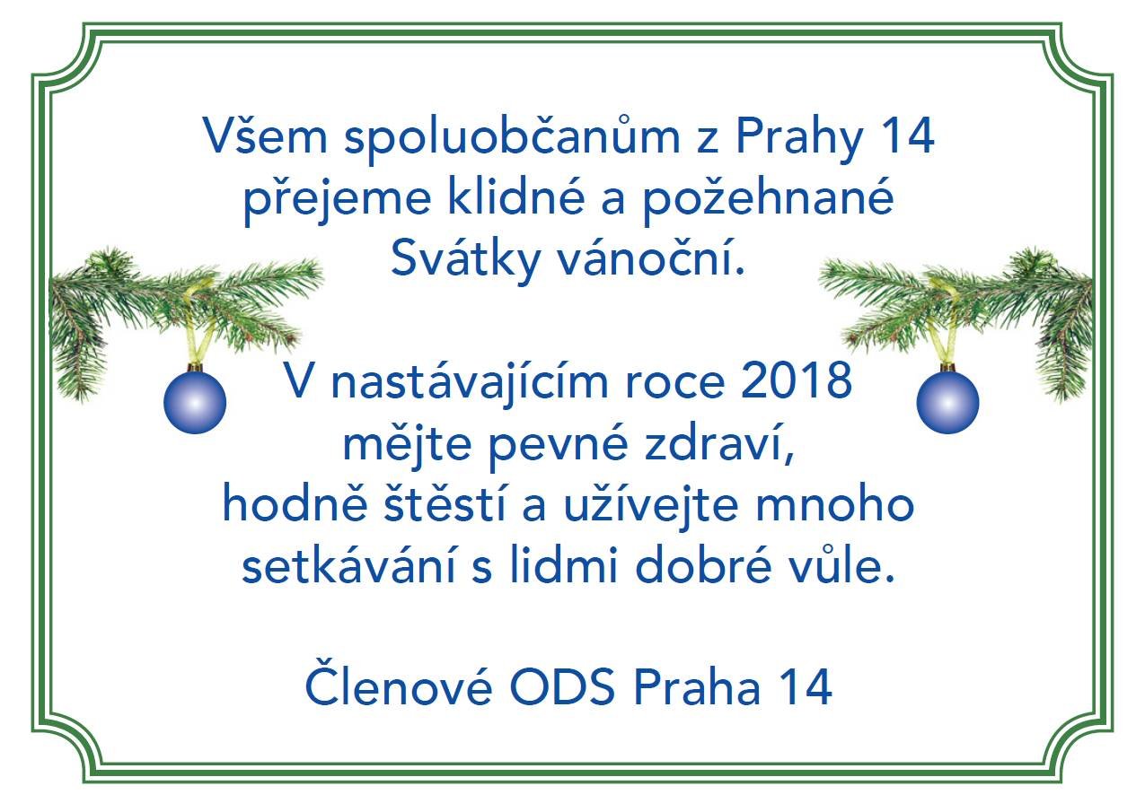 Přání všem spoluobčanům Prahy 14