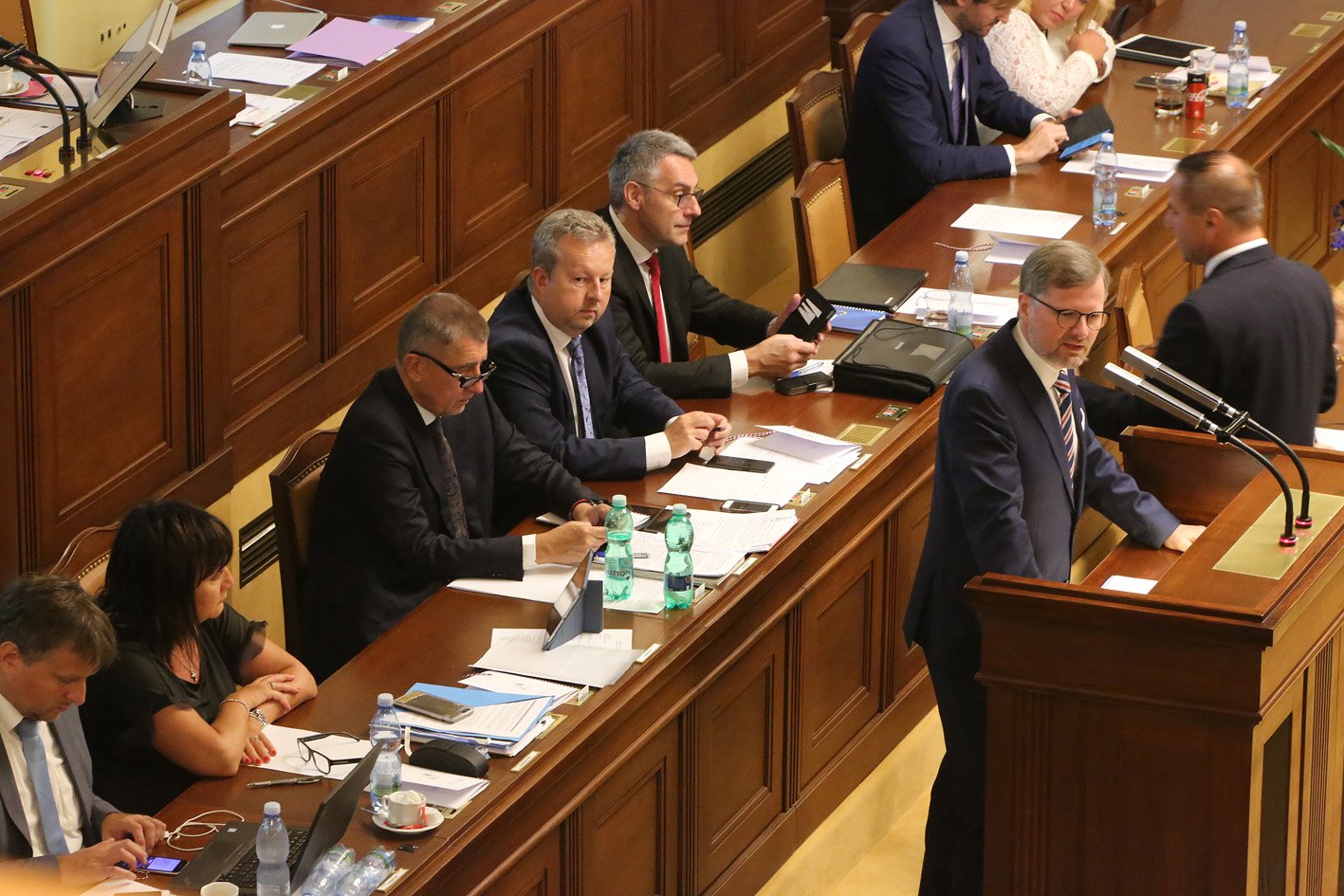 Projev na schůzi Poslanecké sněmovny k vyslovení důvěry vládě