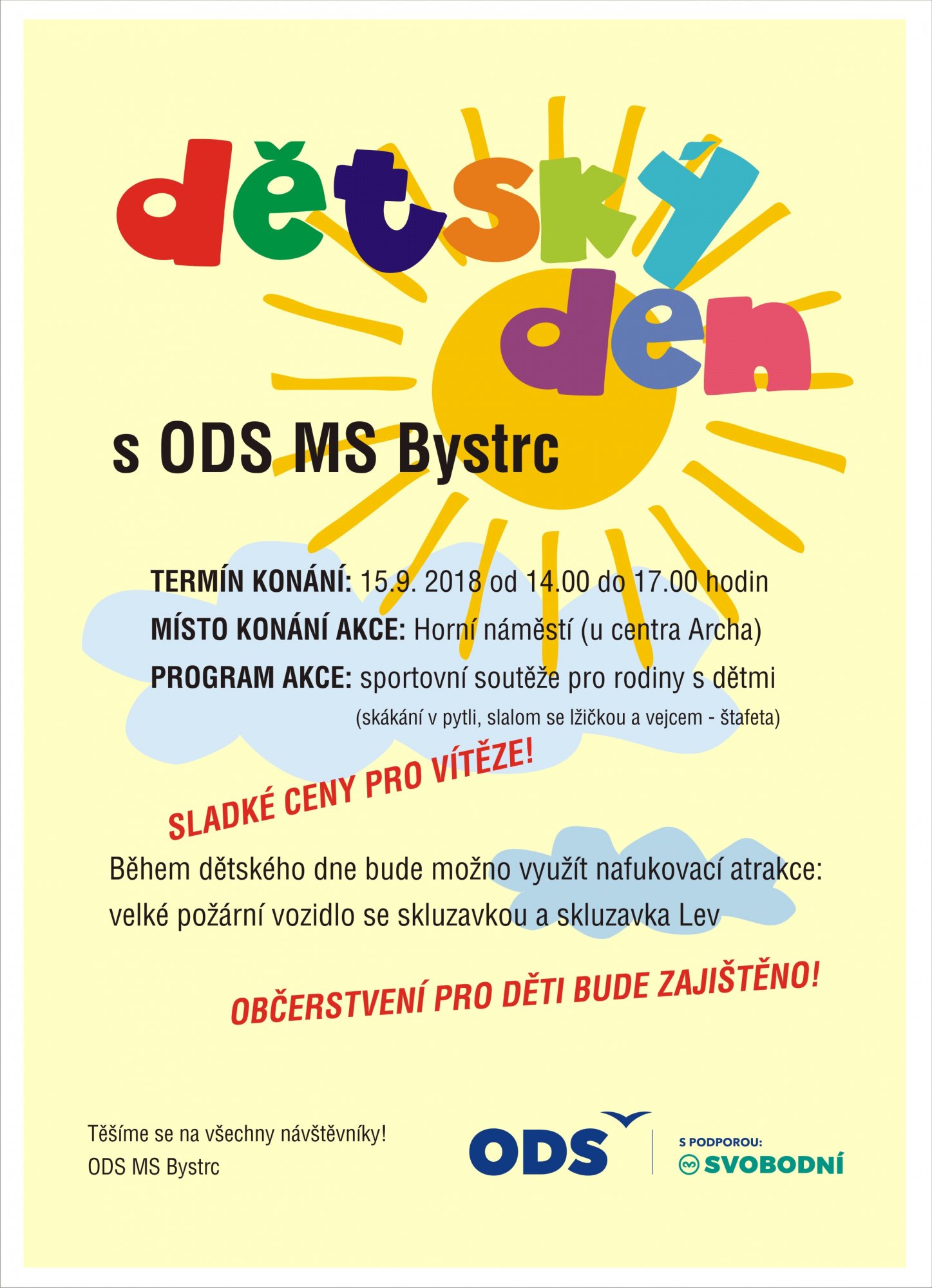 Dětský den s ODS MS Bystrc