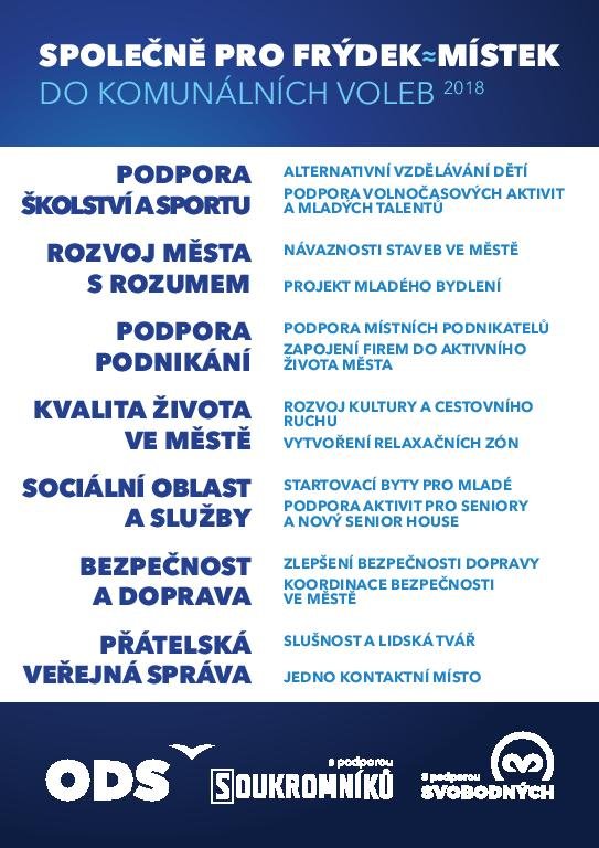 Volební program Frýdek-Místek