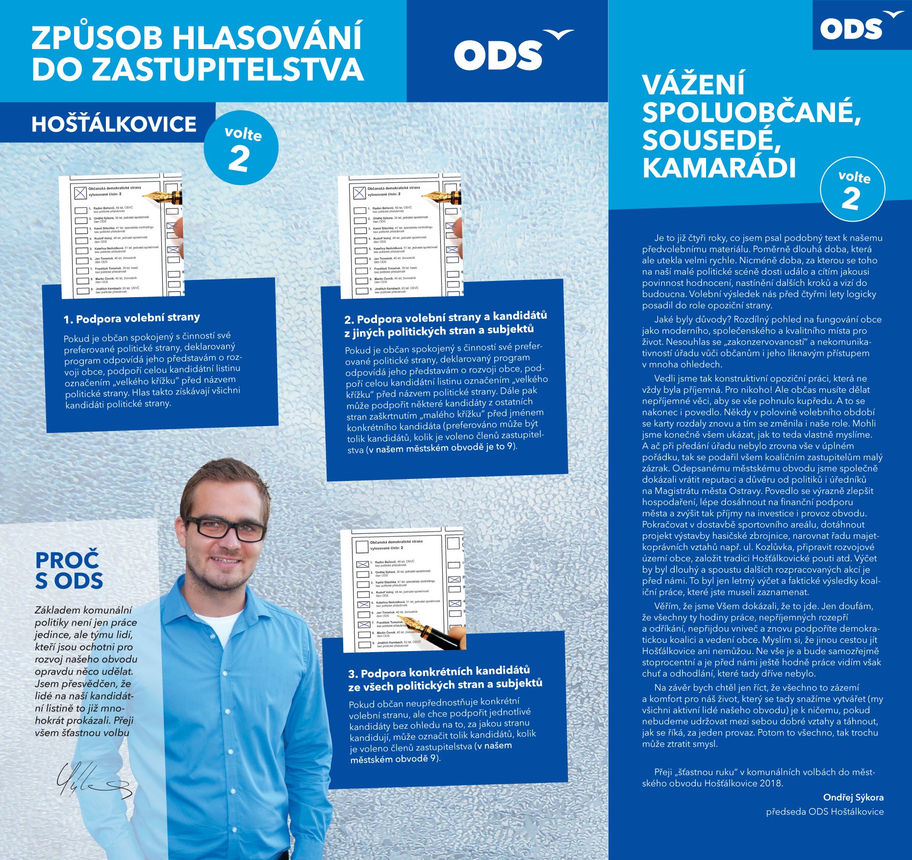 Volební program Hošťálkovice