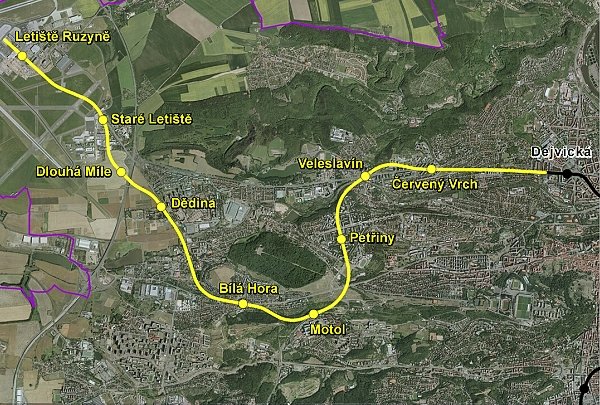 Kdyby se nezastavila v Praze výstavba metra, letos bychom dojeli na ruzyňské letiště metrem A