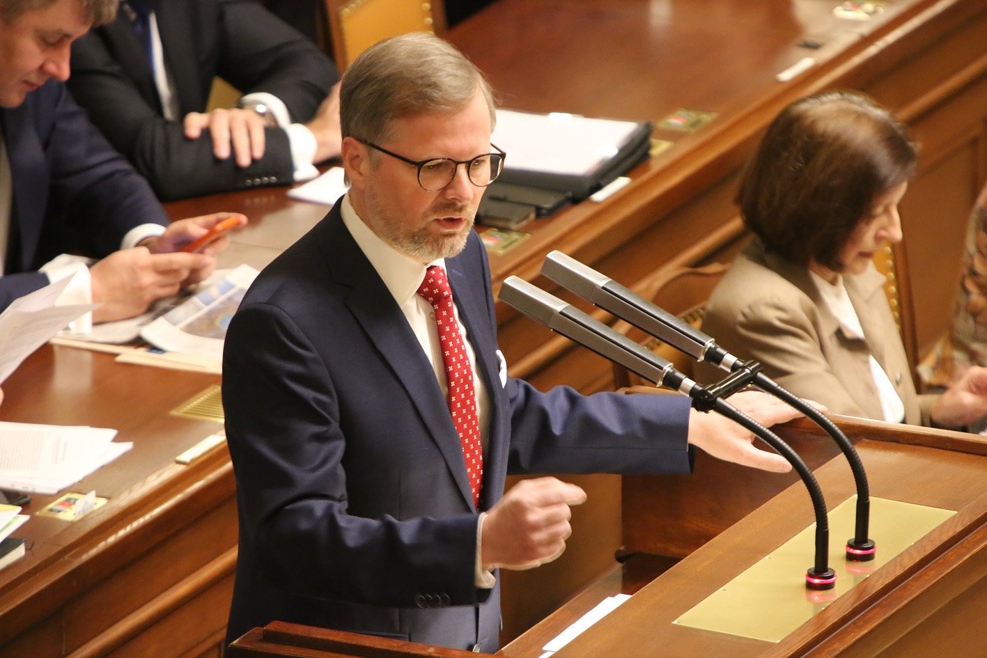 Projev na mimořádné schůzi Poslanecké sněmovny k návrhu na vyslovení nedůvěry vládě