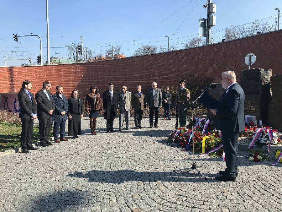 Projev místopředsedy Senátu Oberfalzera k výročí úmrtí odbojáře Václava Morávka