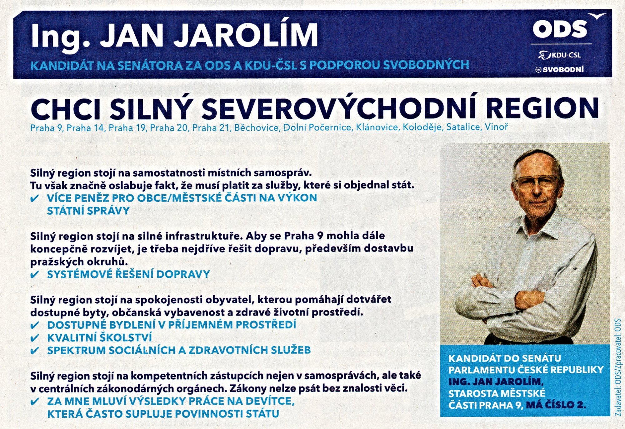 Úspěšný starosta do Senátu