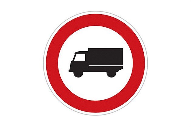 Dopravní značka B4 a parkování vozidel N1 v Bystrci