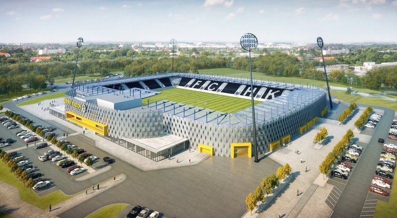 Na výstavbě fotbalového stadionu intenzivně pracujeme